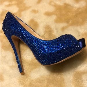 Glitter royal blue  “Lauren Lorraine